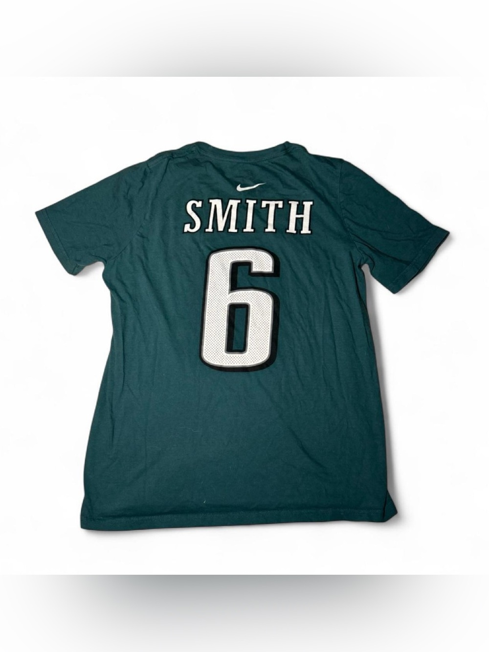 Nike green Philadelphia Eagles jersey shirt Devonta smith number6 Youth Size L☁️ - Picture 2 of 4
